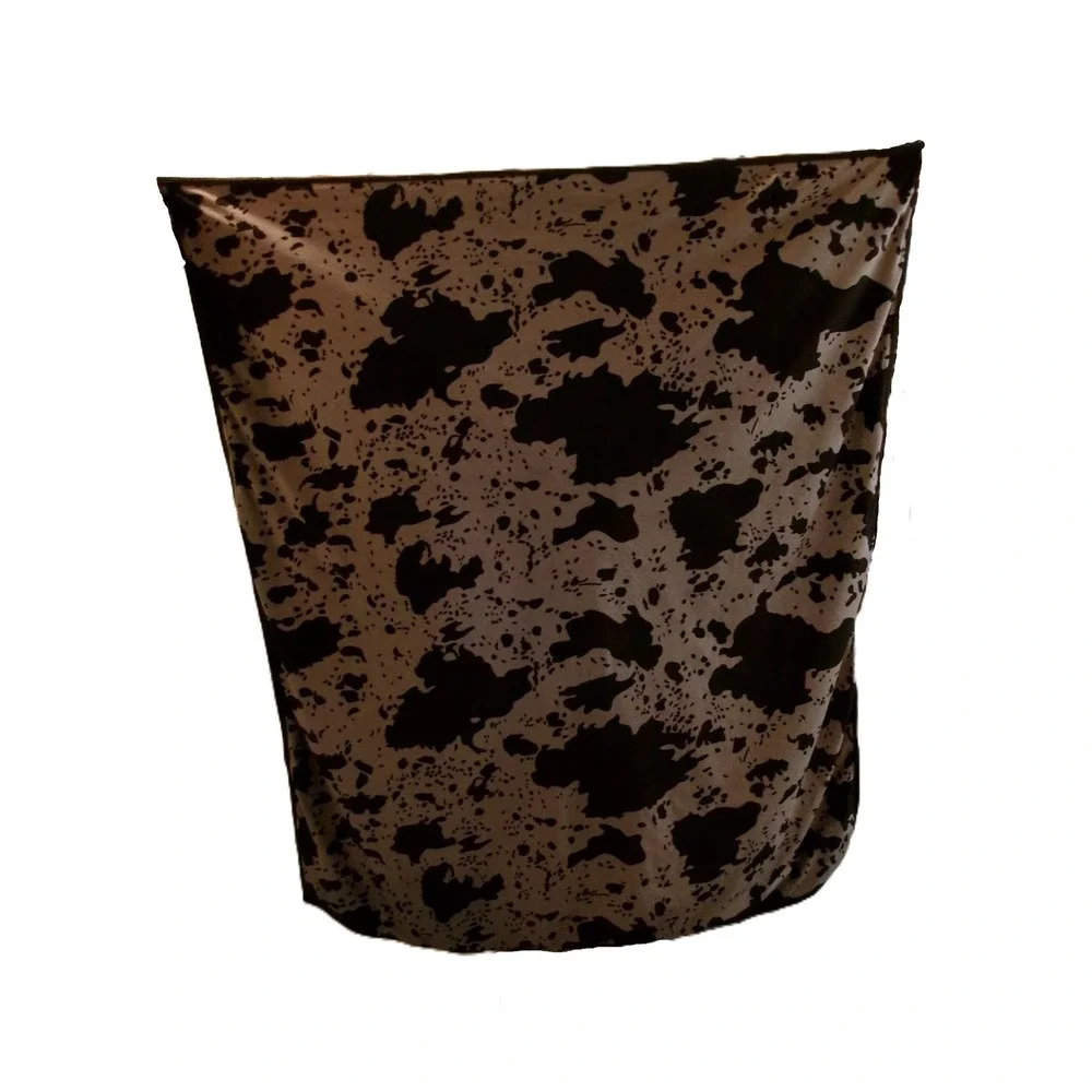 Hiend Accents Cow Print Throw‎ Blanket Brown White Western Farmhouse 50x60